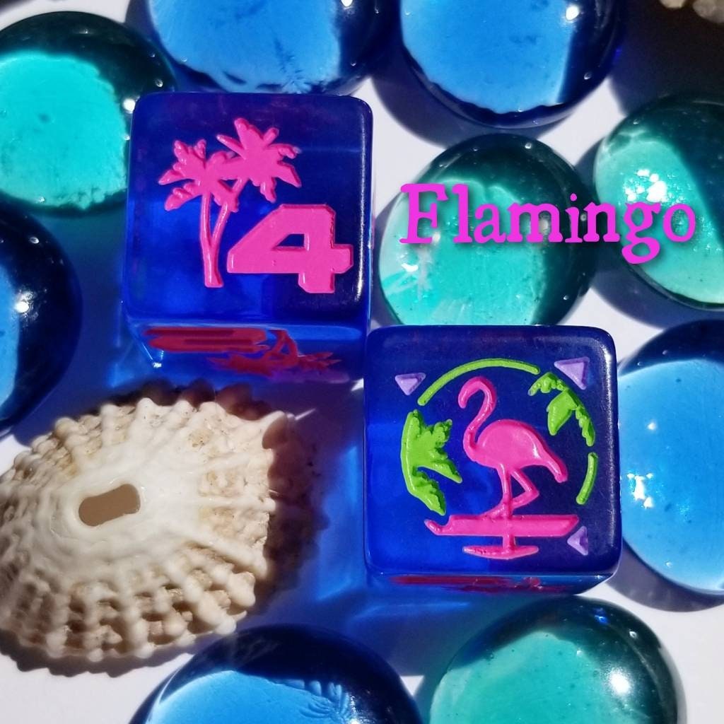 Animal Dice - Dice sets of Two, Four or Six - Mix and Match