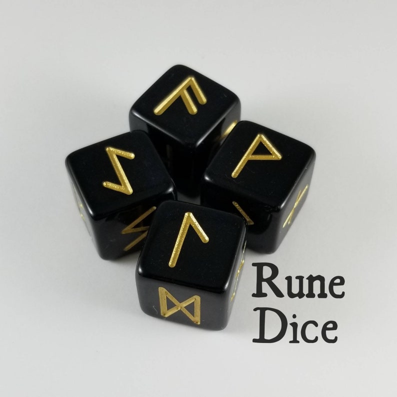 Rune Dice Set gift Columbus Mall of Four Runes Divination Futhark