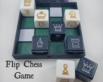 Flip Chess -  Chess Game, Travel Chess, Chess Dice, Pocket Chess