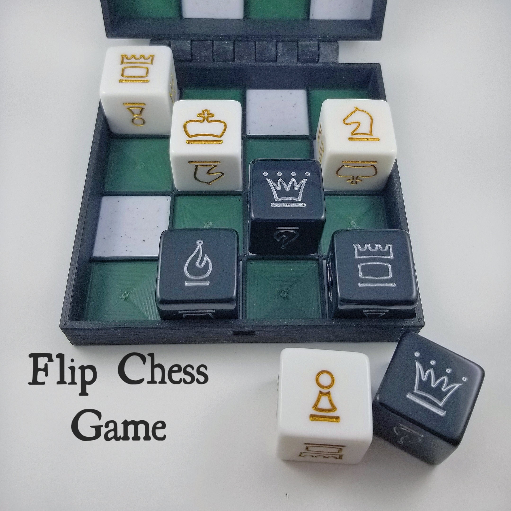 Flip Chess -  Chess Game, Travel Chess, Chess Dice, Pocket Chess
