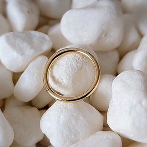 14kt Gold filled Seamless Sleeper Hoops 16g 6mm 7mm 8mm 9mm 10mm 11mm 12mm 13mm 14mm Septum Rook Daith Eyebrow Nose Tragus Cartilage Conch