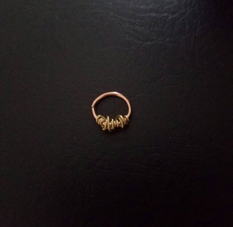 1 Pz. Anello Perline Captive A SFERA FISSA In Acciaio - Foto 9