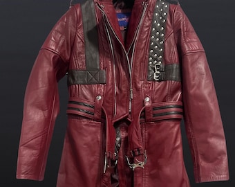 DMC 3 Dante Leather Trench Coat | Devil May Cry 3 Cosplay Costume | Men's - Women's