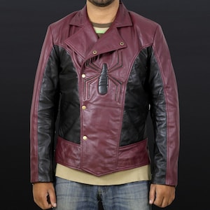 Inspired Spider Man Last Stand Leather Jacket | Peter n Parker Cosplay Jacket | Superhero Halloween Costume | Gift for Him or Her