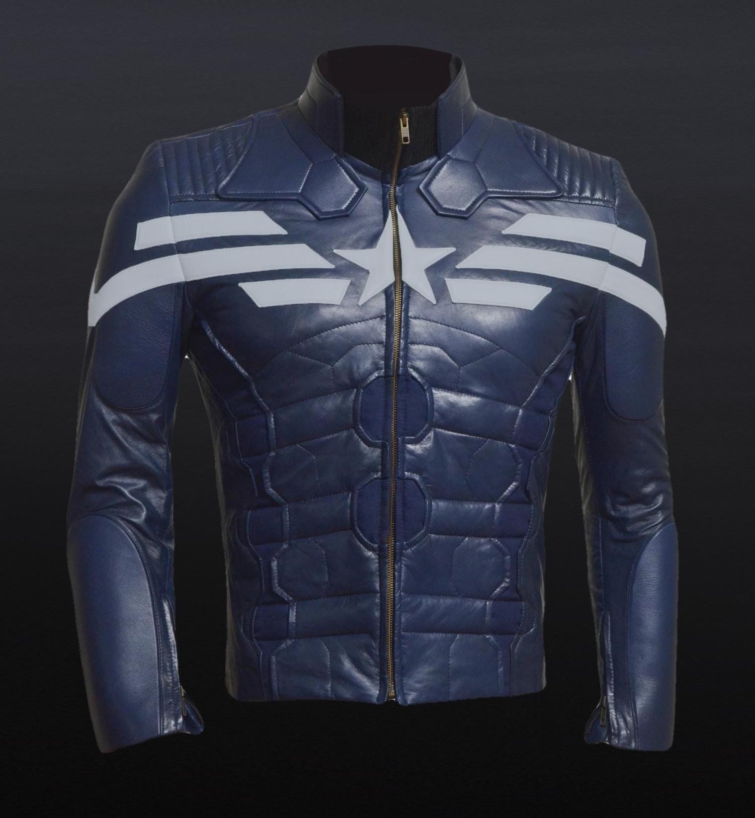 Captain America Leather Avengers Motorcycle Jacket Captain America