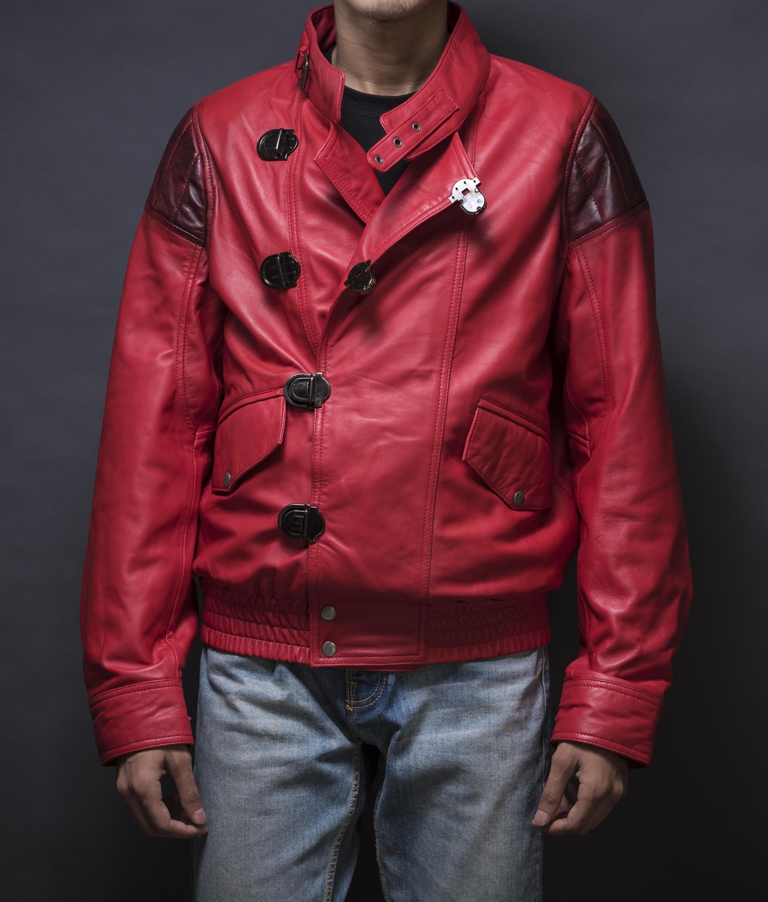 AKIRA 赤 レザー 46 Amazon.co.jp: [HANAH] AKIRA アキラ 金田正太郎 赤い合皮ジャケット