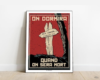 AFFICHE POSTER Western I 30x40 cm I par Will Argunas