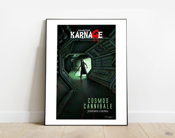 Affiche Poster COLLECTION KARNAGE Cosmos Cannibale I 30x40 cm I par Will Argunas