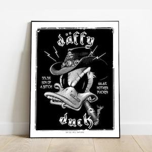 Daffy Duck POSTER by Will Argunas