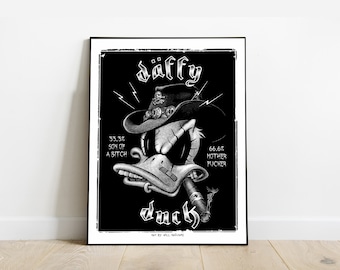 Daffy Duck POSTER by Will Argunas