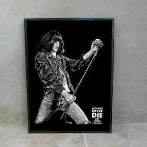 JOEY RAMONE POSTER by Will Argunas Art image 1