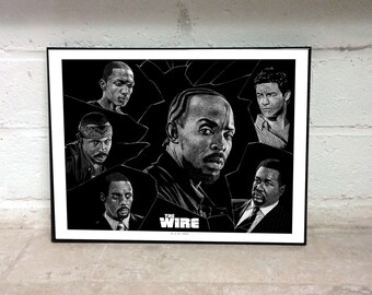 The Wire  Drama POSTER by Will Argunas Art