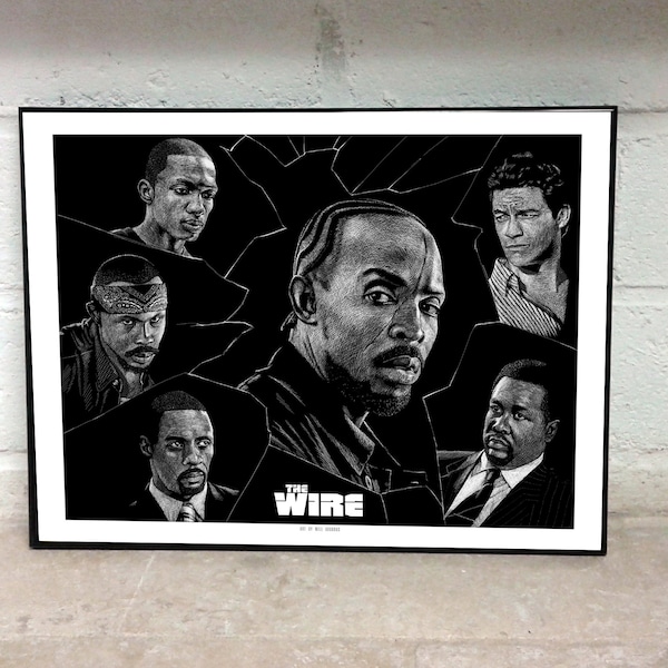 The Wire  Drama POSTER by Will Argunas Art