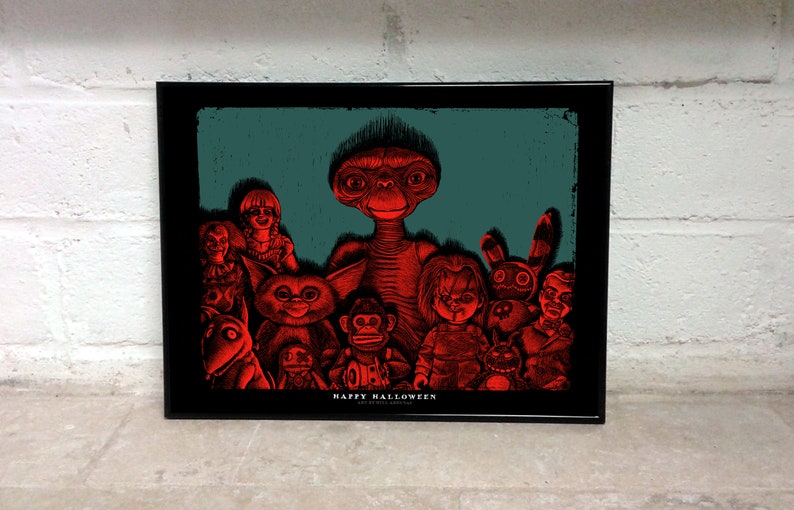 Affiche de film E.T. I POSTER Steven Spielberg I 30x40 cm I par Will Argunas image 1