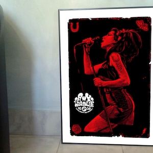 Amy Winehouse POSTER I by Will Argunas Art