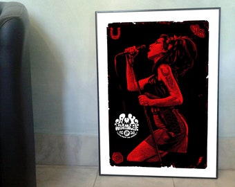 Affiche Amy Winehouse I POSTER Club 27 I 30x40 cm I par Will Argunas