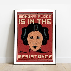Star Wars POSTER I Princess Leïa I by Will Argunas Art