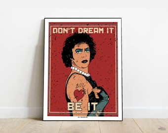 Affiche Poster Tim Curry - 30x40 cm - par Will Argunas