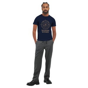 Wander inneren Kompass Shirt - Himmlische Karte Tee