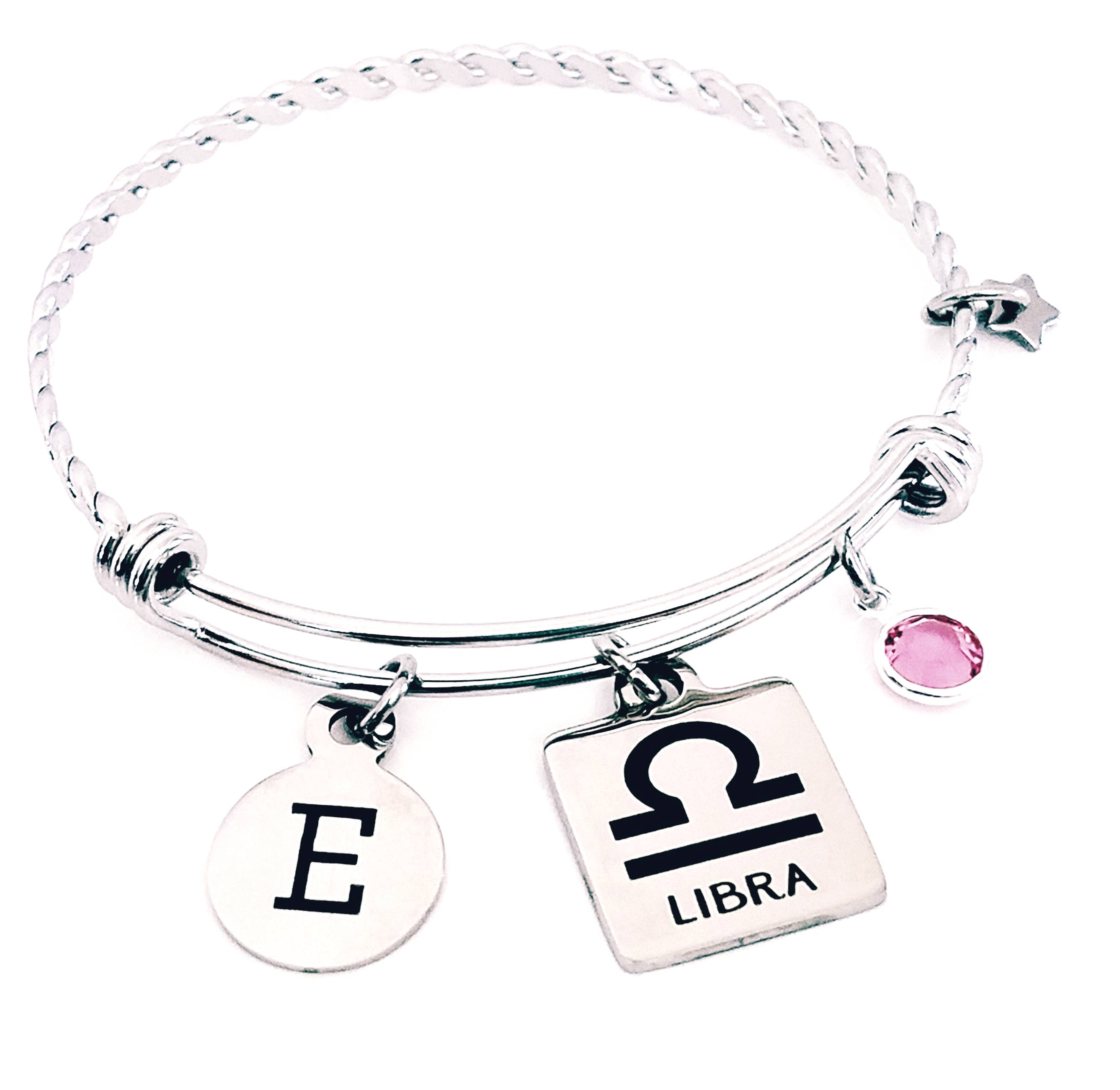 Libra zodiac bracelet Libra bracelet Libra zodiac jewelry Etsy