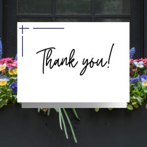 Merci carte votre attention inégalée - Gratitude imprimable numérique 5 x 7