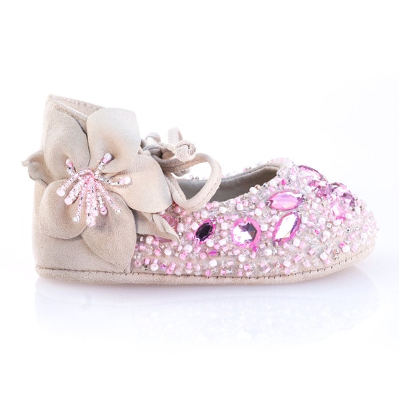 Von Geschenk Prinzessin Rosa Schuhe Neugeborene Mädchen Mokassins Dusche Baby Vibys Babyschuhe 0OwnkP