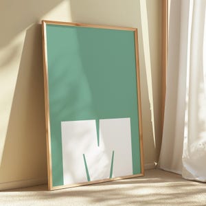Minimalist Letter Poster - &quot;M&quot; Monogram Wall Art, Digital Download, Modern Typography Print, Home Decor, Custom Alphabet Art