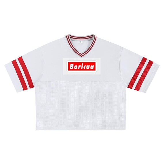 Taped Mesh Boxy T-shirt