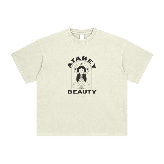 Enzyme Washed T-Shirt- Atabey Indigenous Queen