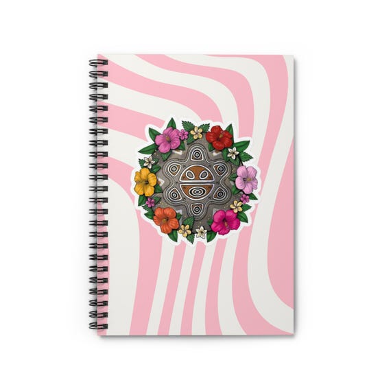 Floral Spiral Notebook - Handwritten Thoughts, Cute Journal, Gift for Her, School Supplies, Affordable Planner