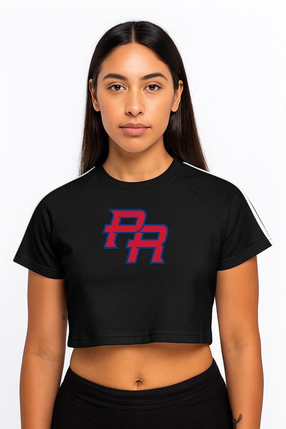 Taped Cooling Performance Puerto Rico Crop Top