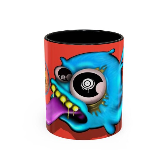 Mug, exclusive digital art piece by local Chicago artist, Coffee Cup, Drinkware, Gift for art lovers, Home decor, Kitchen accessory