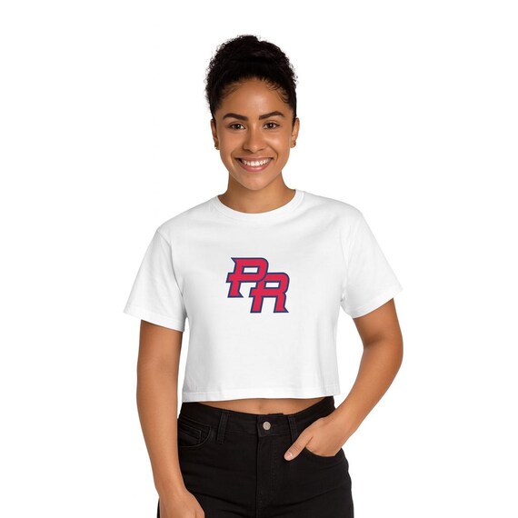 Champion Women's Puerto Rico Cropped Tee, Sporty Fashion Top, Casual Summer T-Shirt, College Style Crop, Great for Gym & Everyday Wear