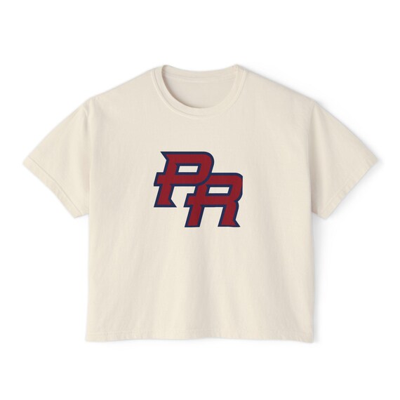 Puerto Rico Baseball Women's Boxy Tee, Soft Cotton T-Shirt, Gift for Baseball Fans, Casual Tee, Graphic Tee for Women, Summer Shirt