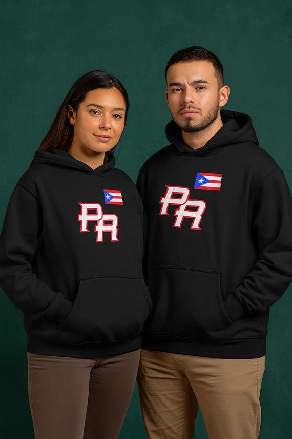Puerto Rico Oversize Fleeced Hoodie