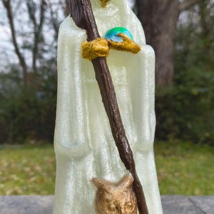 20cm Santa muerte Statue (weiß)