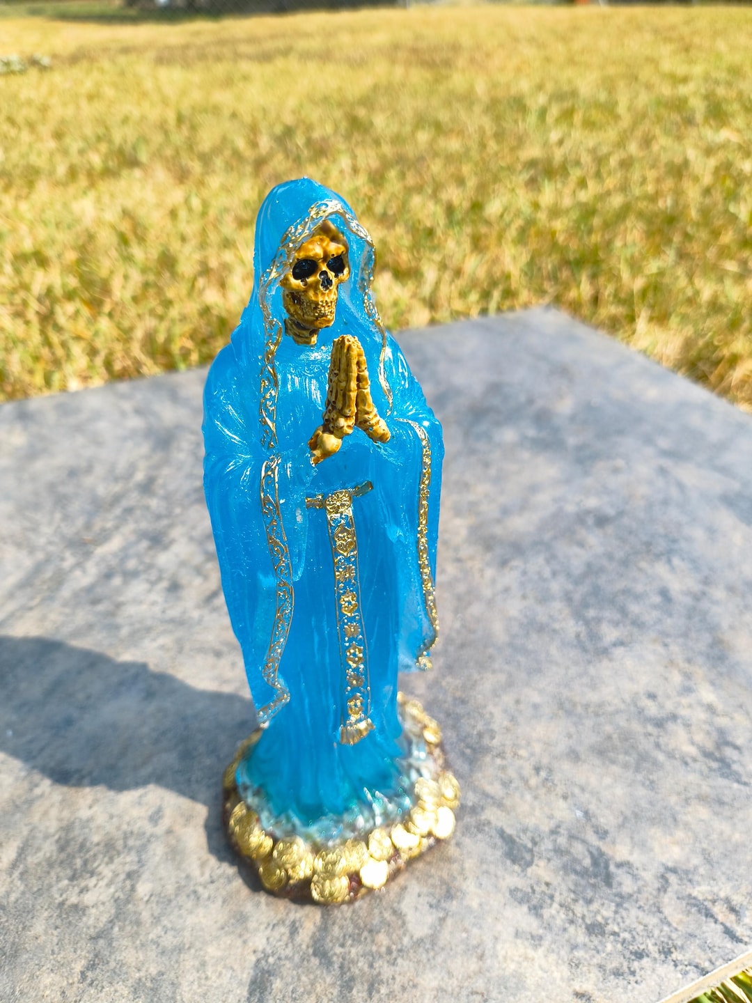 7" Santa Muerte Statues - Etsy