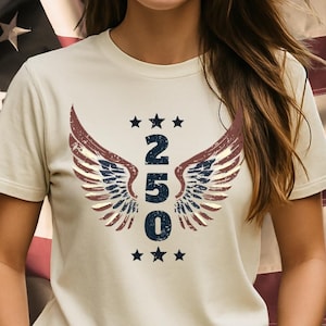 America 250th Anniversary Shirt, USA 250 Years T-Shirt, Vintage Independence Day Tee