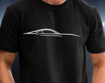 Minimalist Exotic Sports Car T-Shirt, Sleek Automotive Enthusiast Tee for Car Lovers, Sports Car Shirt, Car Outline t shirt, Race Car Shirt