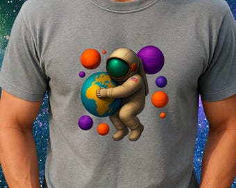 Astronaut T Shirt, Outer Space T-Shirt,  Sci-Fi Fans, Space Shirt, Space man, astronaut gifts, cosmic gifts, planet shirt, planet gifts