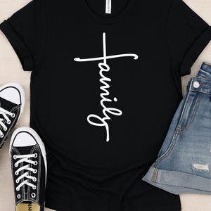 Faith Family Christian Shirt, Religious Church Tee, Family Shirt, Faith tshirt, Christian tee shirts, Faith Based Christian Shirt