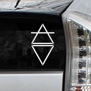 Florence + The Machine Decal Air Water Symbol Logo Rub-On Vinyl Die Cut Bumper Sticker Car Laptop