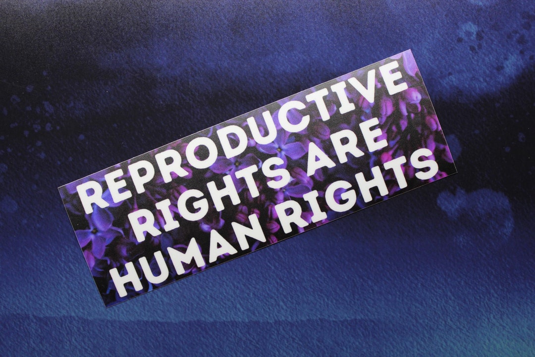 Reproductive Rights Are Human Rights Vinyl Bumper Sticker (updated!) - Etsy