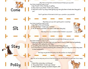 Cheatsheet voor ADHD-vriendelijke puppytraining