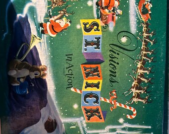 Visions of St. Nick book An In Action Publication for Children 1950