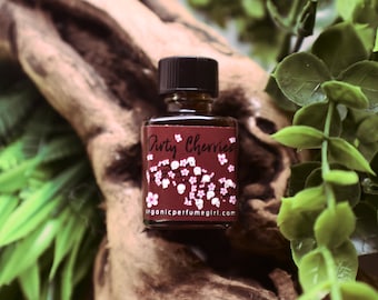DIRTY CHERRIES Perfume | Botanical Cherry Vanilla Dirt Perfume / Boozy Gourmand, vegan and organic |  Gender neutral gift