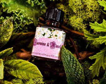 JASMINE & NEROLI Organic Artisan Perfume // Jasmineae // Perfect gift for mom or girlfriend //  Natural Perfume // Valentine's day |\ Vegan