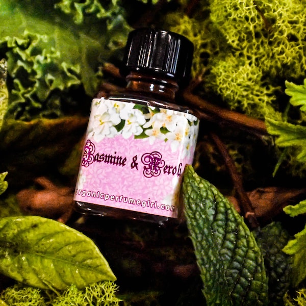 JASMINE & NEROLI Profumo Artigianale Biologico // Jasmineae // Regalo perfetto per mamma o fidanzata // Profumo Naturale // San Valentino /\ Vegano