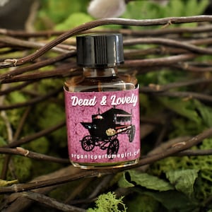 DEAD & LOVELY ~ Rain, fog, wilted flowers, wet concrete. Gothic perfume, Graveyard, Unisex gender inclusive