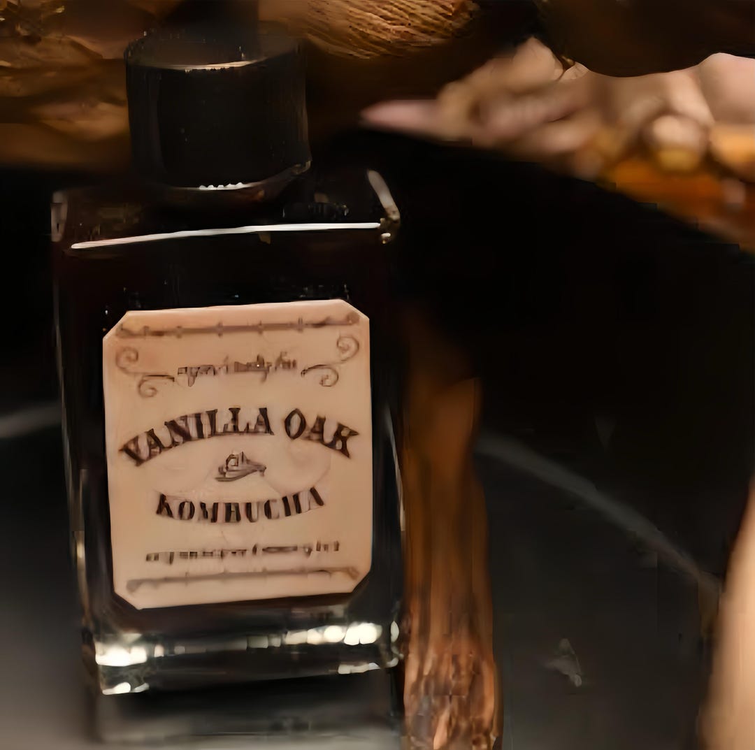 VANILLA OAK KOMBUCHA |= Bio Parfüm/Agarholz Köln |=Oud // Einzigartiges  Geschenk // Vatertag // Unisex Geschenk |~ Maskulin